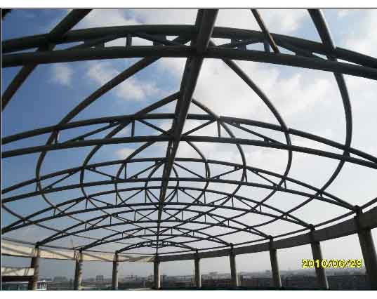 无锡中煤朔州宾馆管桁架工程